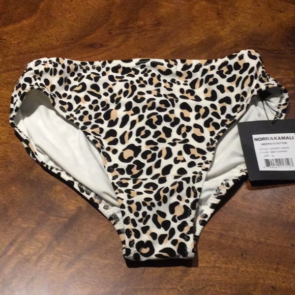 NWT $65 NORMA KAMALI MEDIUM BABY LEOPARD BOTTOM - Picture 2 of 9